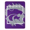 KANSAS STATE OFFICIAL NCAA "Halftone" Micro Raschel Throw Blanket; 46" x 60"