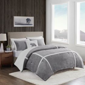 Plush to Sherpa Comforter Set