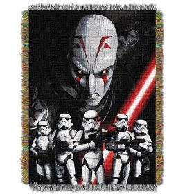 Star Wars Rebel Storm Licensed 48"x 60" Woven Tapestry Throw by The Northwest Company