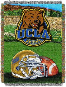 UCLA OFFICIAL Collegiate "Home Field Advantage" Woven Tapestry Throw