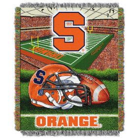 Syracuse OFFICIAL Collegiate "Home Field Advantage" Woven Tapestry Throw