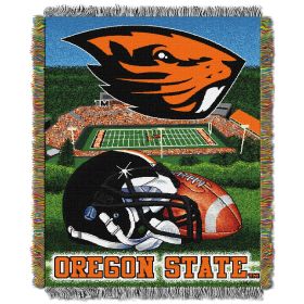 Oregon State OFFICIAL Collegiate "Home Field Advantage" Woven Tapestry Throw