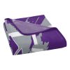 KANSAS STATE OFFICIAL NCAA "Halftone" Micro Raschel Throw Blanket; 46" x 60"